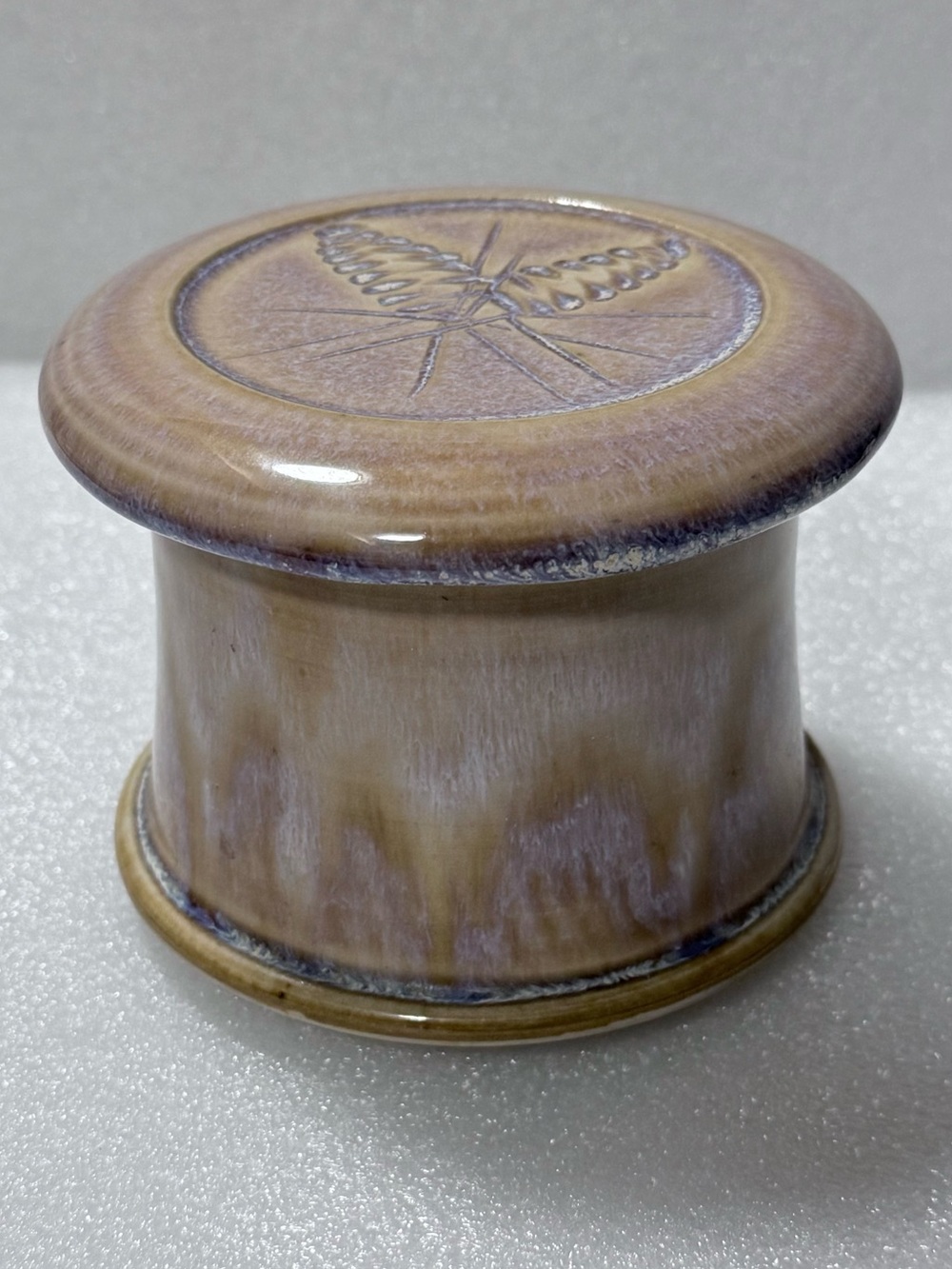 CLASSIC LINES POTTERY HANDMADE FRENCH BUTTER DISH
